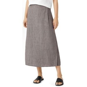 Eileen Fisher NWT Linen Midi Skirt - Size Medium